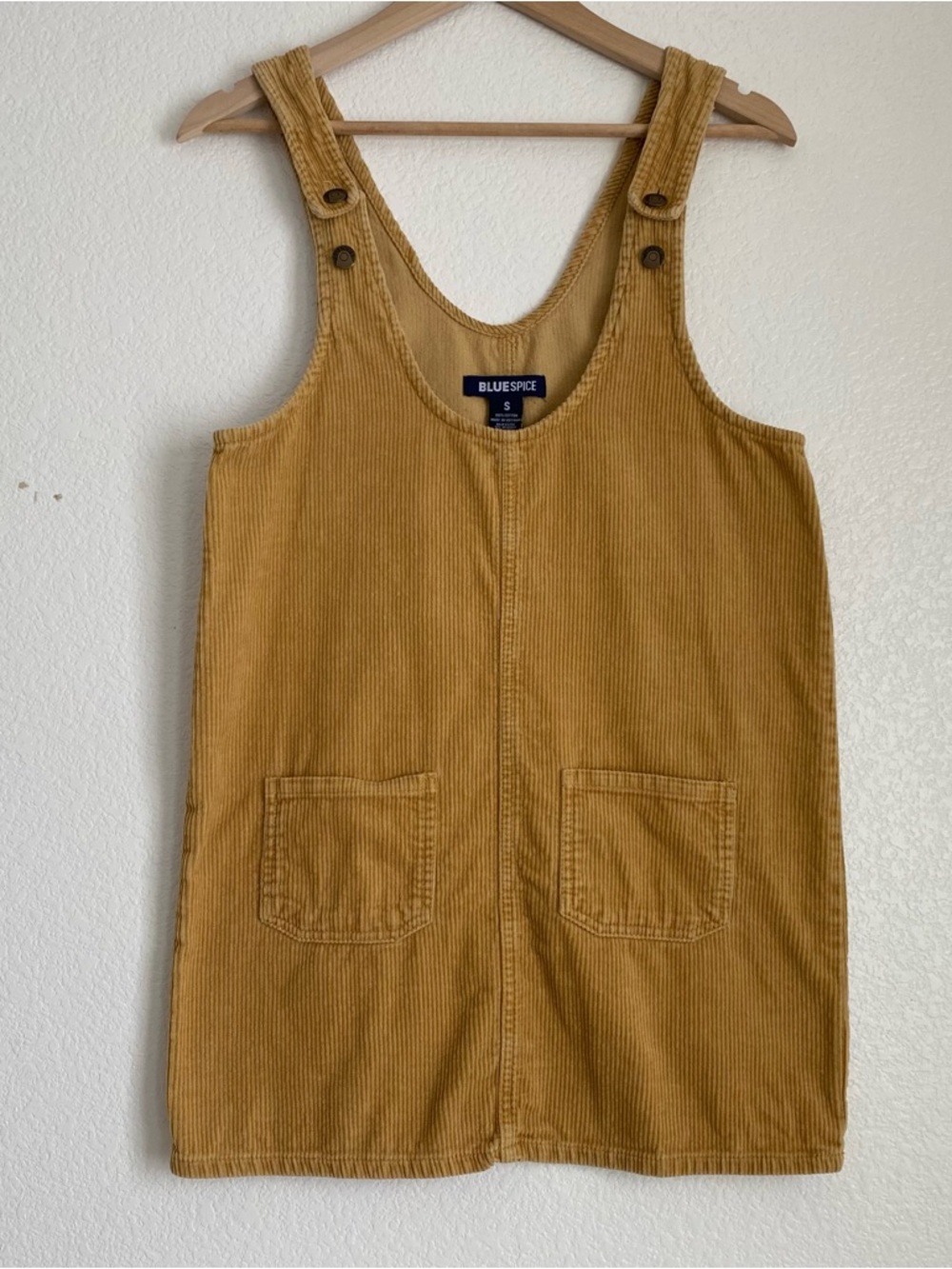 Vintage Blue Spice corduroy jumper, S